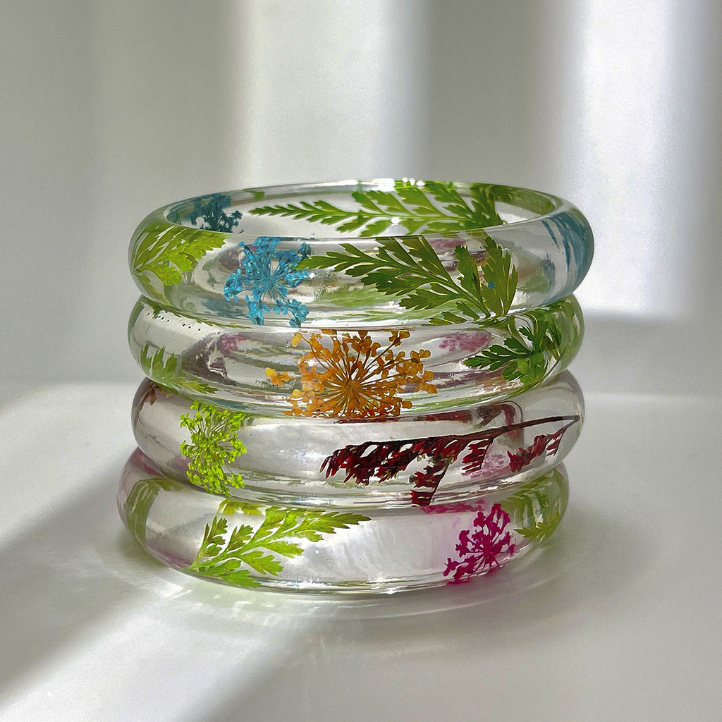 Transparent Bracelet Wide Acrylic Bracelet
