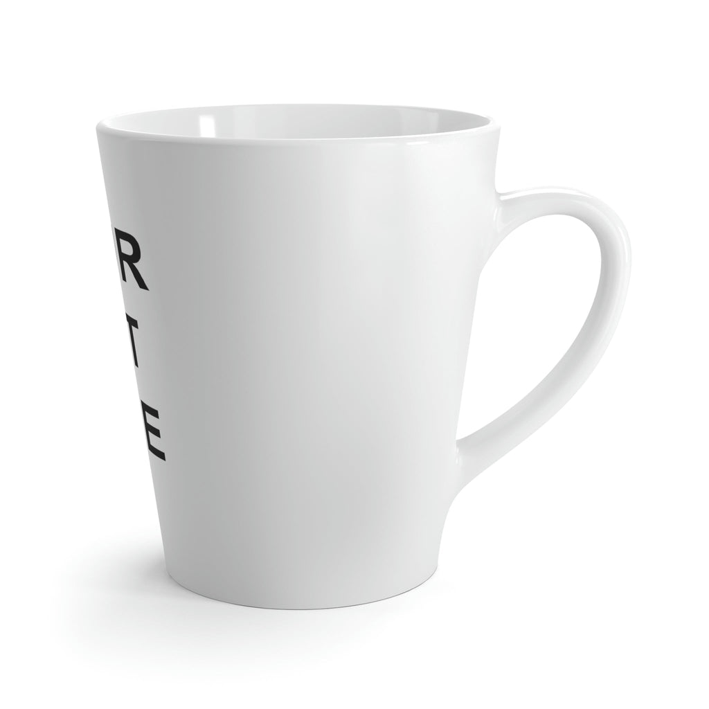 Custom Logo on a Latte Mug, Team Logo Here Latte Mug, Personalized Lat