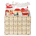 Wooden Calendar Christmas Decorative LED Lights