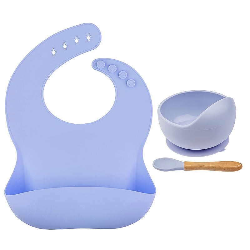 Silicone Suction Bowl | Silicone Feeding Set | Silicone Baby Plate |