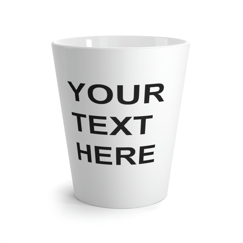 Custom Logo on a Latte Mug, Team Logo Here Latte Mug, Personalized Lat