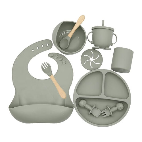 Baby Silicone Baby Feeding Set | Baby Silicone Tableware Set |