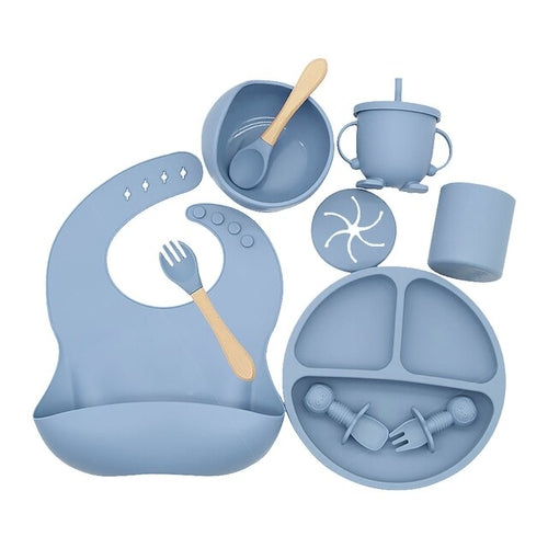 Baby Silicone Baby Feeding Set | Baby Silicone Tableware Set |
