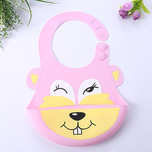Baby Bibs Waterproof Silicone Feeding Baby Saliva Towel Newborn
