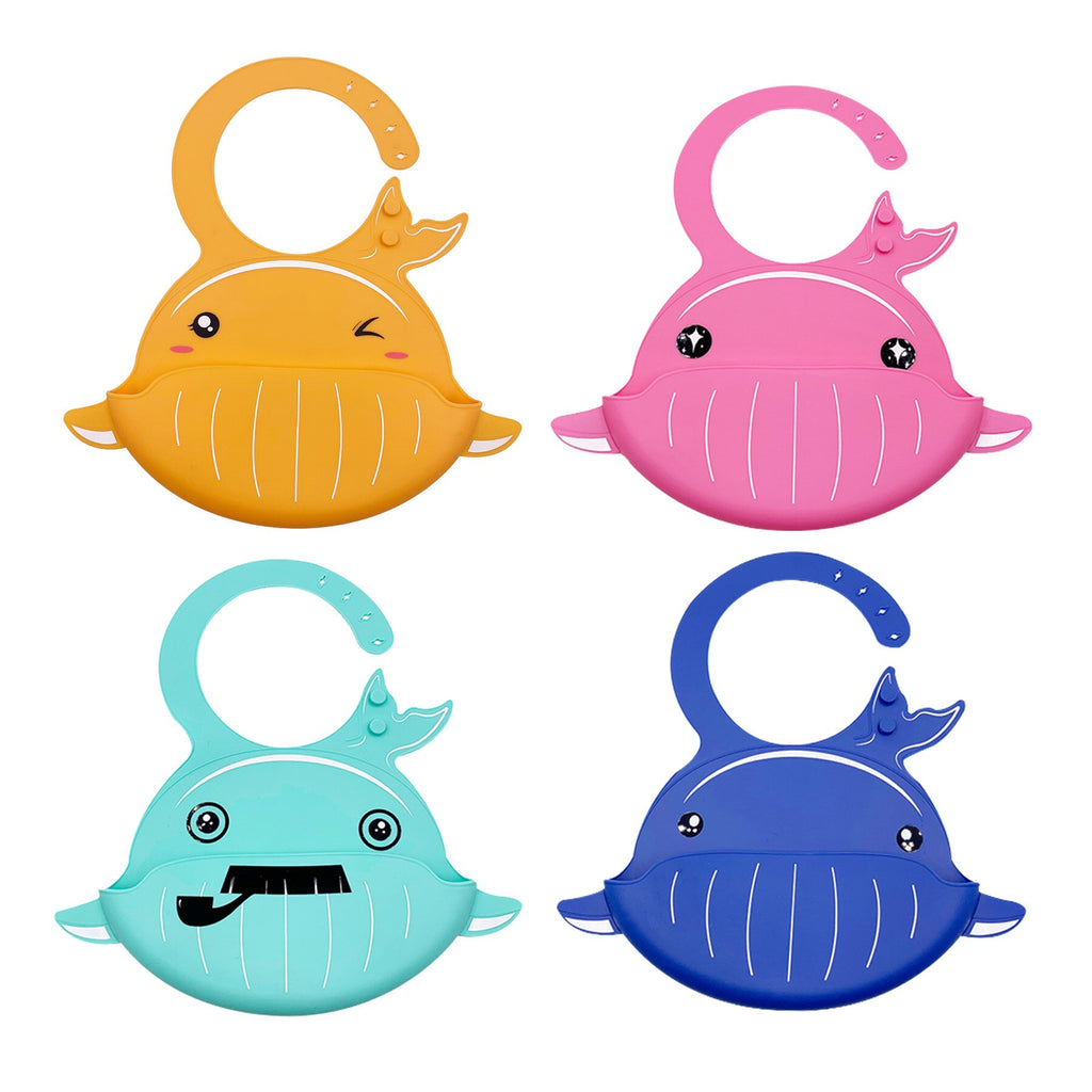 Baby Bibs Waterproof Silicone Feeding Baby Saliva Towel Newborn
