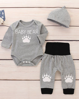 Infant Baby Boys Girls Cotton Clothes Long Sleeve
