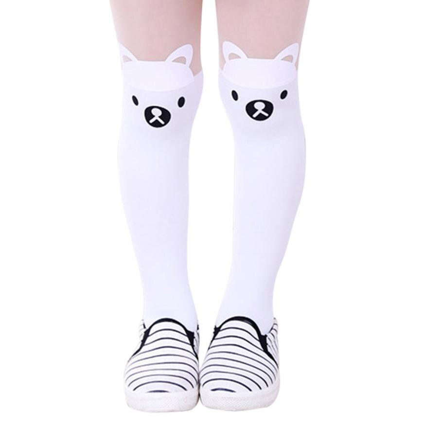 Pantyhose Stockings Girls Opaque Footed Tights