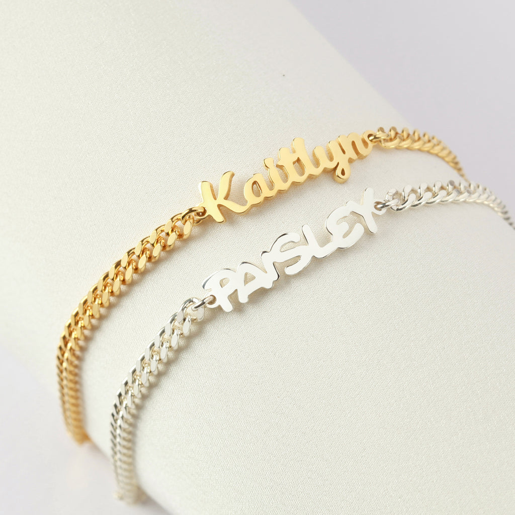 Nameplate Bracelet For Kid