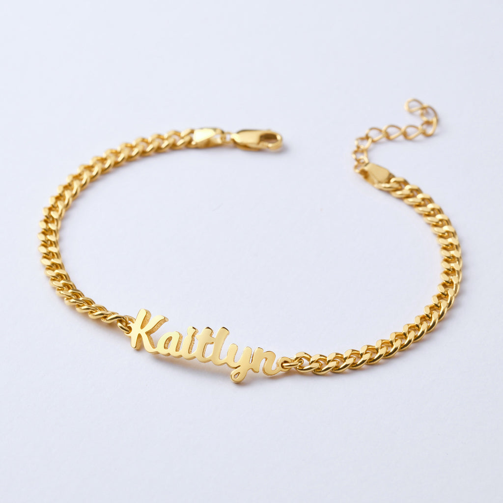Nameplate Bracelet For Kid